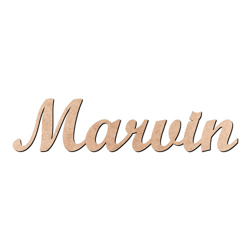 Recorte Marvin Script Mt Std / MDF 3mm