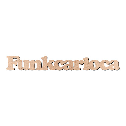 Recorte Funkcarioca Cooper Black / MDF 3mm