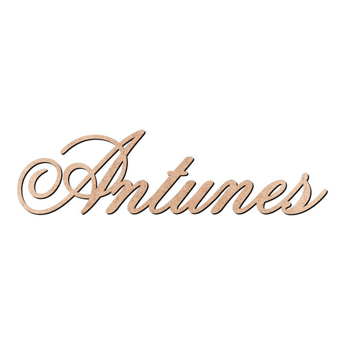 Recorte Antunes Old Script / MDF 3mm