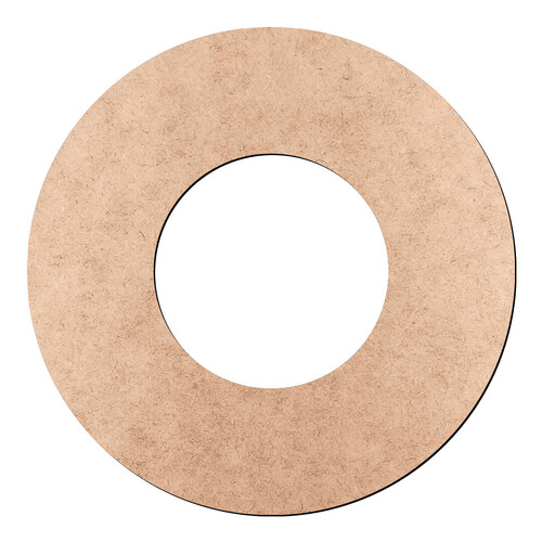 Recorte Moldura Cir 27 cm Borda 7 cm / MDF 3mm