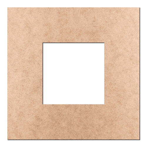 Recorte Moldura Quad 15 cm Borda 4 cm / MDF 3mm