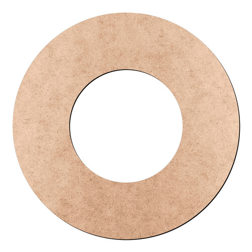 Recorte Moldura Cir 60 cm Borda 15 cm / MDF 3mm