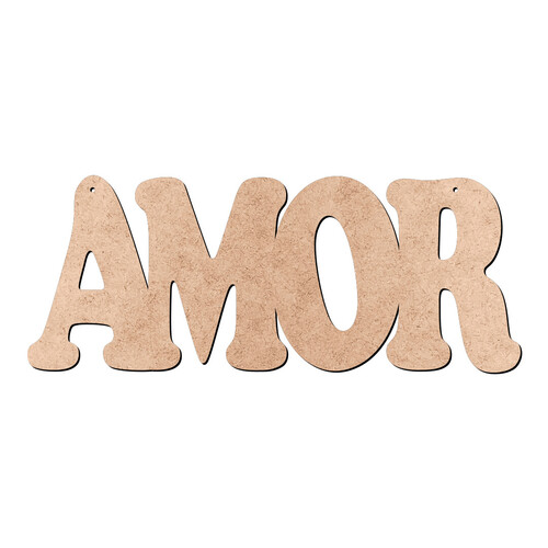 Recorte AMOR Furinhos  / MDF 3mm