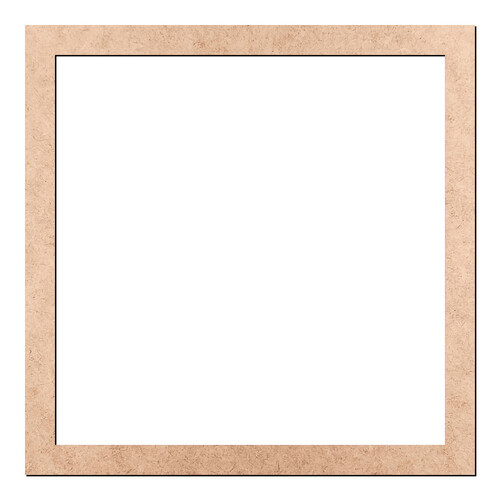 Recorte Moldura Quad 75 cm Borda 5 cm / MDF 3mm