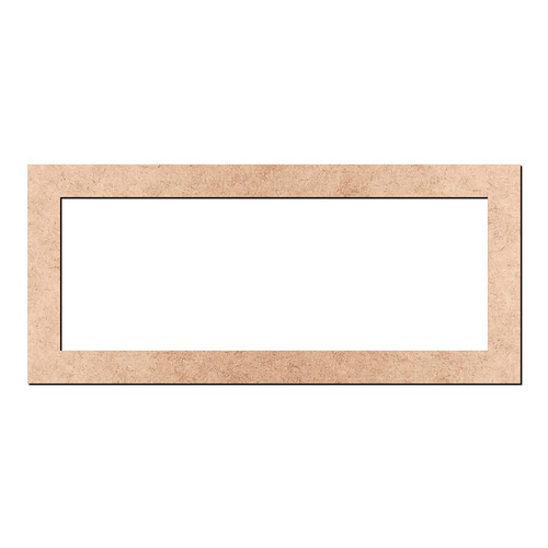 Recorte Moldura Ret 20 x 45 cm Borda 3 cm / MDF 3mm