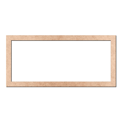 Recorte Moldura Ret 30 x 64 cm Borda 3 cm / MDF 3mm