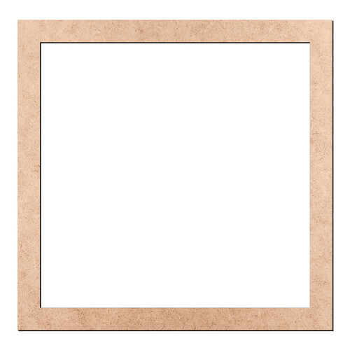 Recorte Moldura Ret 69 x 70 cm Borda 5 cm / MDF 3mm