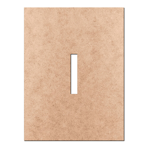 Recorte Moldura Ret 40 x 30 cm Borda 14 cm / MDF 3mm