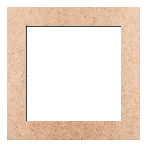 Recorte Moldura Quad 28 cm Borda 4 cm / MDF 3mm