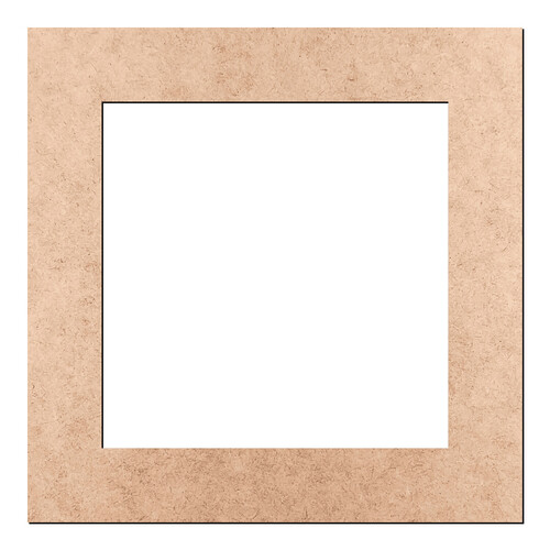 Recorte Moldura Quad 100 cm Borda 15 cm / MDF 3mm