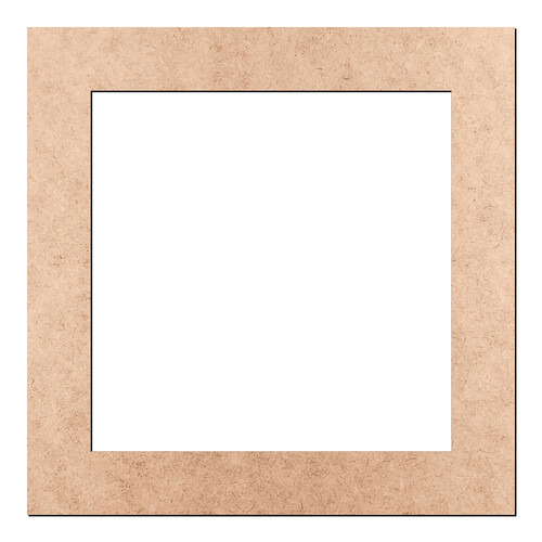 Recorte Moldura Quad 23 cm Borda 3 cm / MDF 3mm