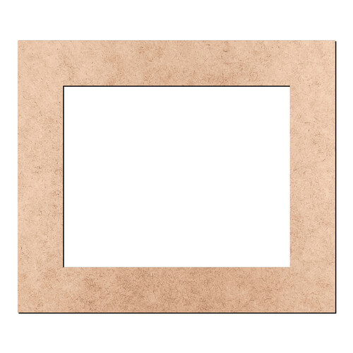 Recorte Moldura Ret 60 x 70 cm Borda 10 cm / MDF 3mm