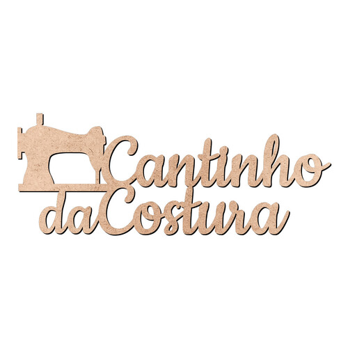 Recorte Cantinho da Costura Máq / MDF 3mm