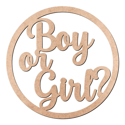 Recorte Boy or Girl / MDF 3mm