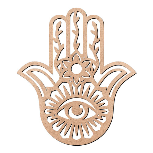 Recorte Hamsa / MDF 3mm