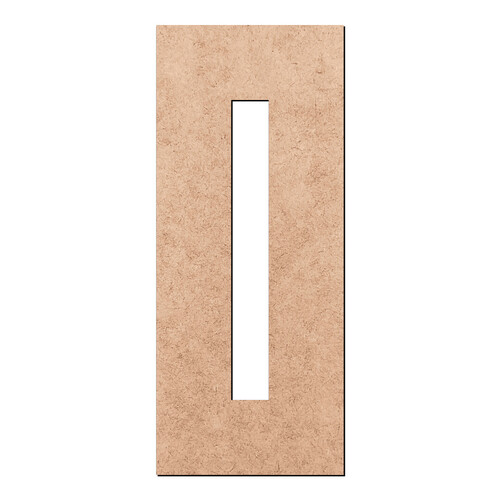 Recorte Moldura Ret 60 x 25 cm Borda 10 cm / MDF 3mm