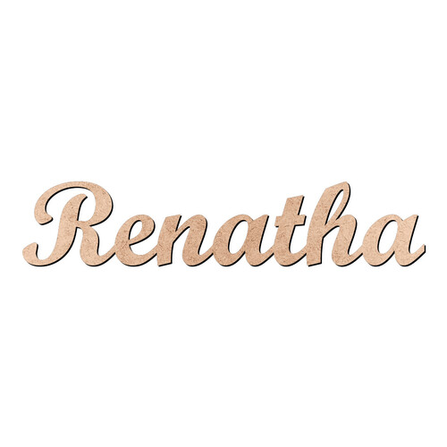 Recorte Renatha Script Mt Std / MDF 3mm