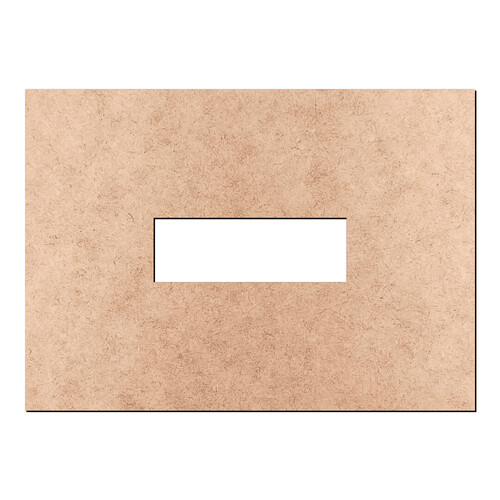 Recorte Moldura Ret 20 x 28 cm Borda 8 cm / MDF 3mm