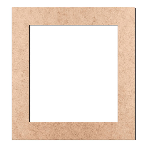 Recorte Moldura Ret 75 x 70 cm Borda 10 cm / MDF 3mm