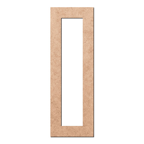 Recorte Moldura Ret 60 x 20 cm Borda 5 cm / MDF 3mm