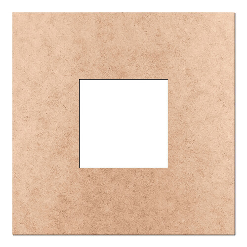 Recorte Moldura Quad 20 cm Borda 6 cm / MDF 3mm