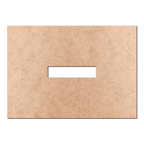 Recorte Moldura Ret 25 x 35 cm Borda 11 cm / MDF 3mm