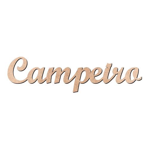 Recorte Campeiro Script Mt Std / MDF 3mm