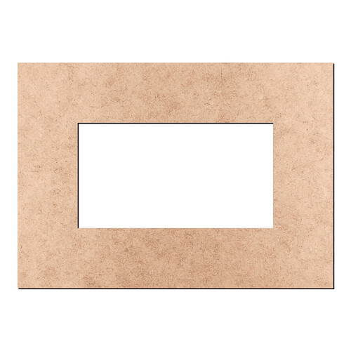 Recorte Moldura Ret 15 x 21 cm Borda 4 cm / MDF 3mm