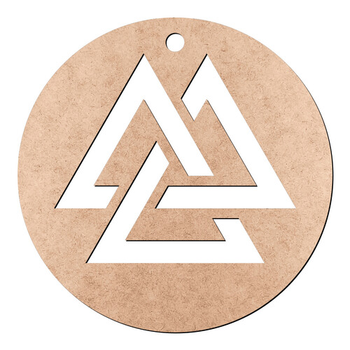 Recorte Valknut Furinho / MDF 3mm