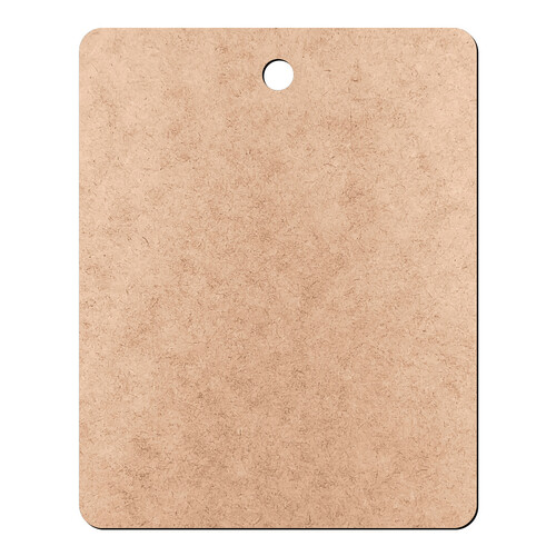 Recorte Placa Retangular Furo / MDF 3mm