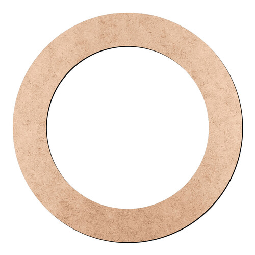 Recorte Moldura Cir 27,5 cm Borda 4 cm / MDF 3mm