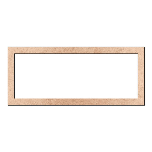 Recorte Moldura Ret 35 x 82 cm Borda 4 cm / MDF 3mm