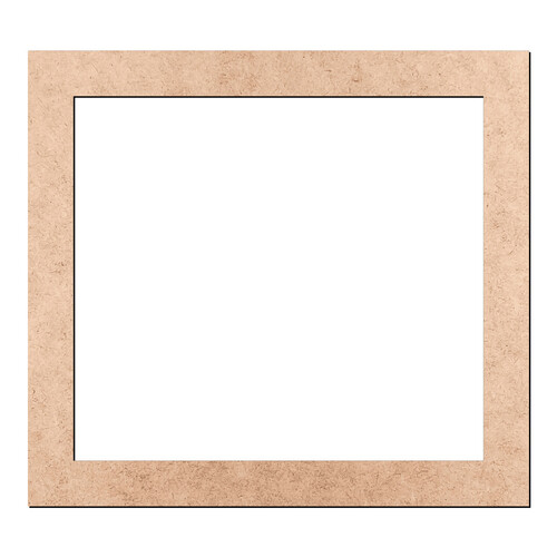 Recorte Moldura Ret 50 x 55 cm Borda 5 cm / MDF 3mm