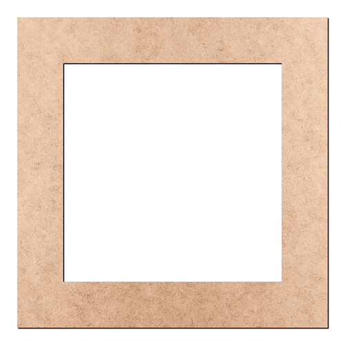 Recorte Moldura Quad 27 cm Borda 4 cm / MDF 3mm