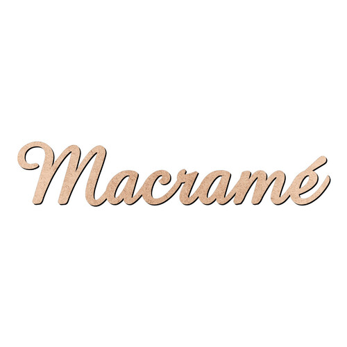 Recorte Macramé Amaze / MDF 3mm