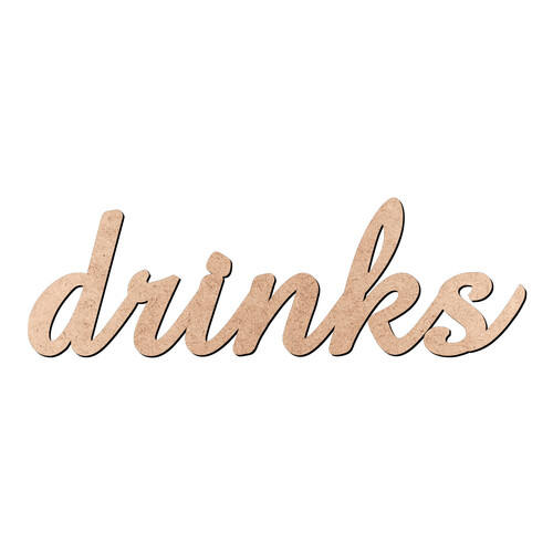 Recorte drinks Amaze / MDF 3mm