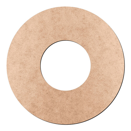 Recorte Moldura Cir 17,5 cm Borda 5 cm / MDF 3mm