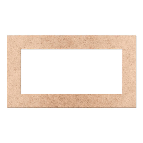 Recorte Mold Ret 53,5 x 95,2 cm B 10 cm / MDF 3mm