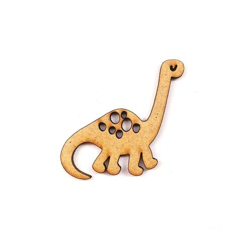 Quebra Cabeça 3D Dinossauro T- Rex - 30 Peças - MDF Cru - Corte a